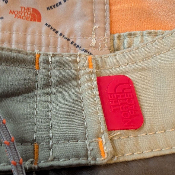 The North Face Brown and Orange Board Shorts, Mens 32 - Picture 3 of 5